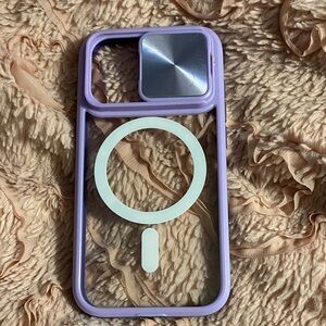 Purple Phone Case with MagSafe Compatibility